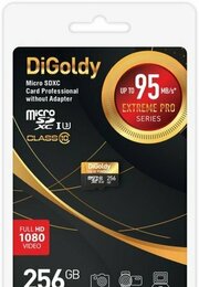 DiGoldy Extreme Pro microSDXC 256GB DG256GCSDXC10UHS-1-ElU3 W фото