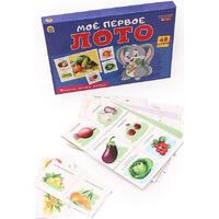 Рыжий кот Игра настольная, Мое Первое Лото, Фрукты, Ягоды, Овощи