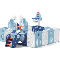 Unix kids SUPREME Space 160x160 Blue с качелями